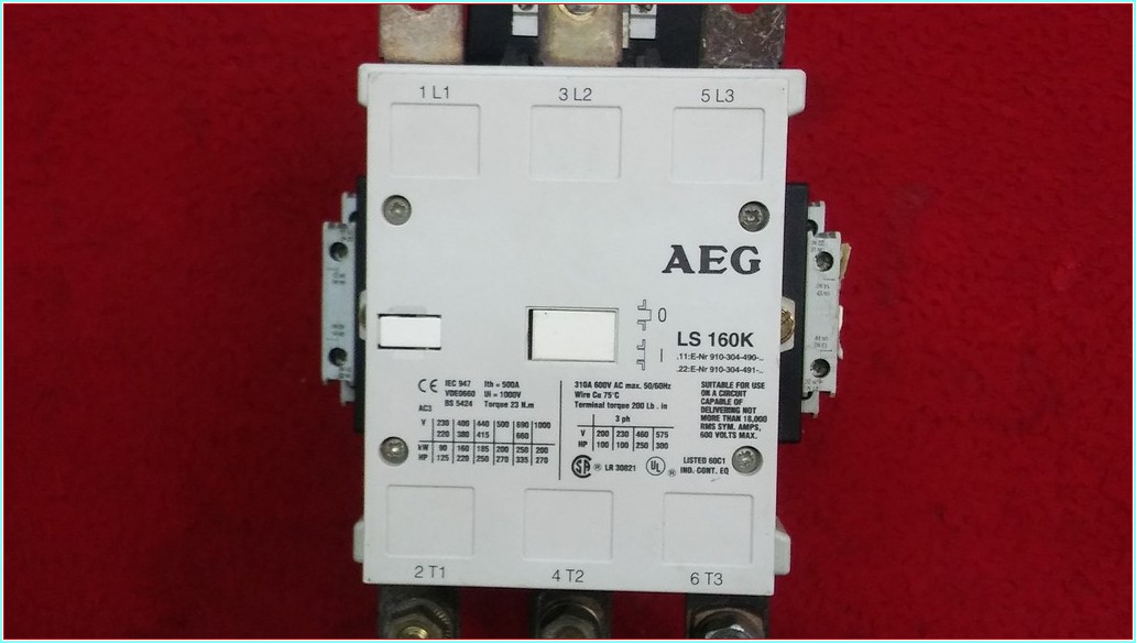 AEG LS 160K 160KW 310A KONTAKTÖR