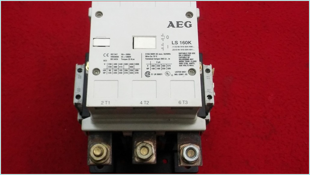 AEG LS 160K 160KW 310A KONTAKTÖR