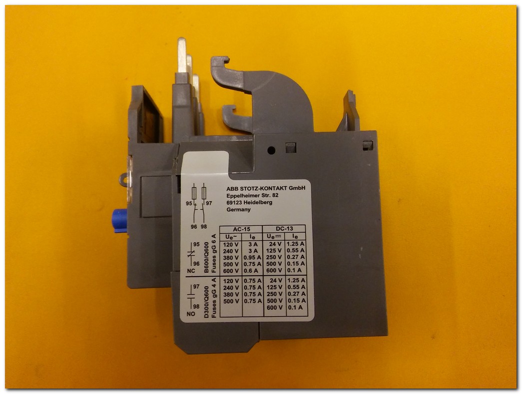 ABB TF42-16 1SAZ721201R1047 SIFIR KUTULU 13-16A TERMİK RÖLE