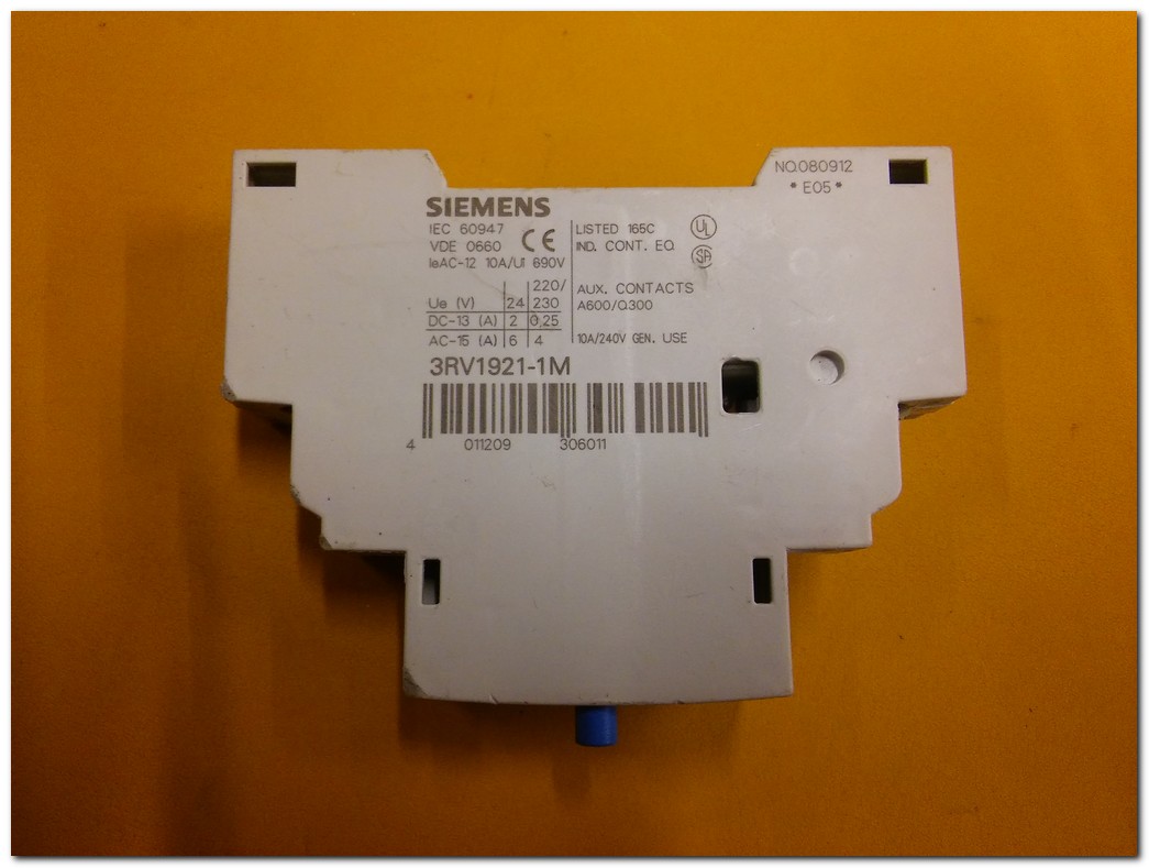 SIEMENS 3RV1921-1M AŞIRI AKIM VE KISA DEVRE ALARM ŞALTERİ