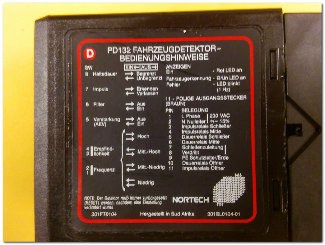 NORTECH PD132 301FP0103 00 GELİŞMİŞ TEK KANAL DÖNGÜ DEDEKTÖRÜ
