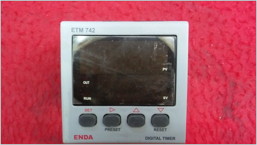 ENDA ETM 742 ETM742-230VAC ETM742 DIGITAL TIMER 72X72 DİJİTAL ZAMAN RÖLESİ