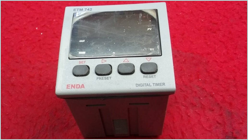 ENDA ETM 742 ETM742-230VAC ETM742 DIGITAL TIMER 72X72 DİJİTAL ZAMAN RÖLESİ