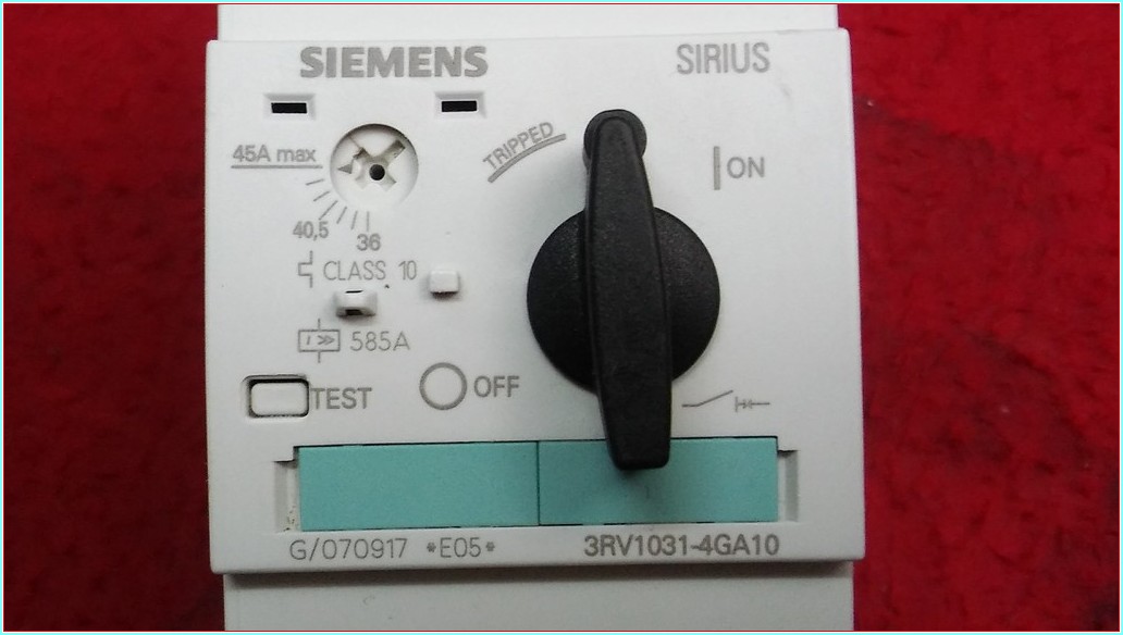 SIEMENS 3RV1031-4GA10 SIRIUS 36-45A MOTOR KORUMA  3RV2031-4VA10