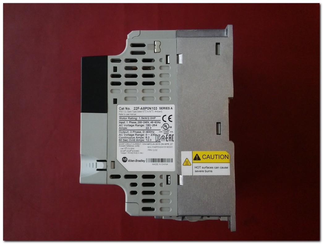 ALLEN BRADLEY 22F-A8P0N103 1,5KW SÜRÜCÜ POWER FLEX 4M 1,5 KW INVERTER