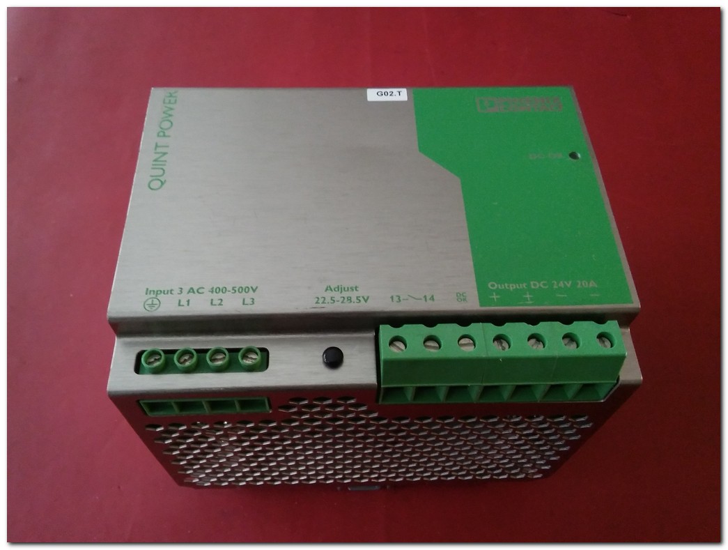 PHOENIX CONTACT QUINT-PS-3X400-500AC-24DC-20 2938727 24VDC 20A GÜÇ KAYNAĞI QUINT POWER 20A 24VDC POWER SUPPLY