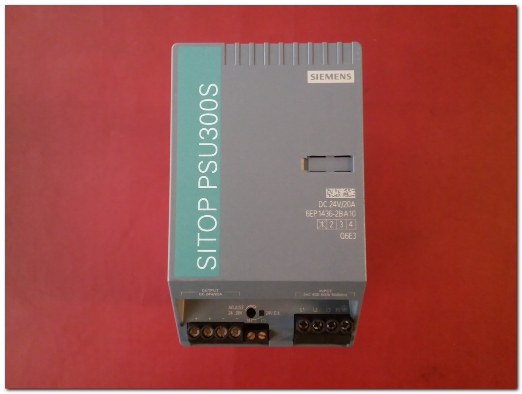 SIEMENS 6EP1436-2BA10 SITOP PSU300S POWER SUPPLY 24V 20A GÜÇ KAYNAĞI