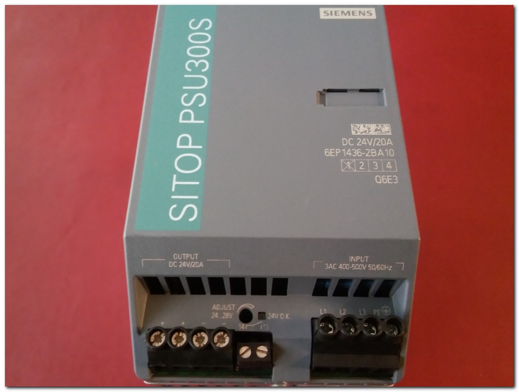 SIEMENS 6EP1436-2BA10 SITOP PSU300S POWER SUPPLY 24V 20A GÜÇ KAYNAĞI