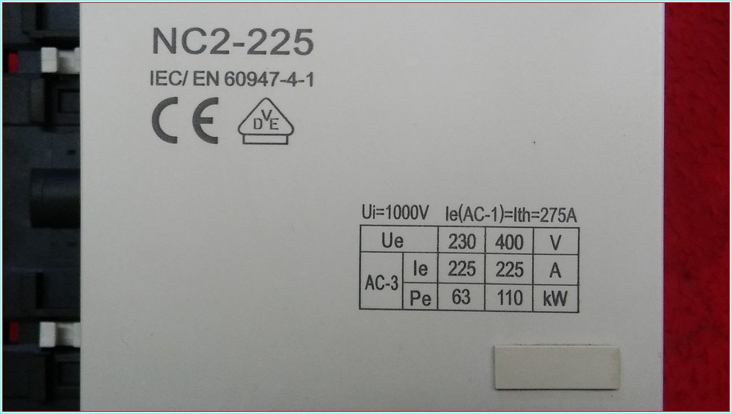 CHNT NC2-225 110KW 225A KONTAKTÖR