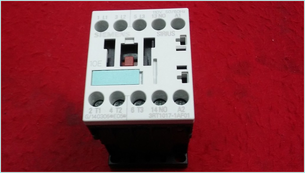 SIEMENS 3RT1017-1AF01 5,5KW 12A 110V SIFIR KUTULU KONTAKTÖR