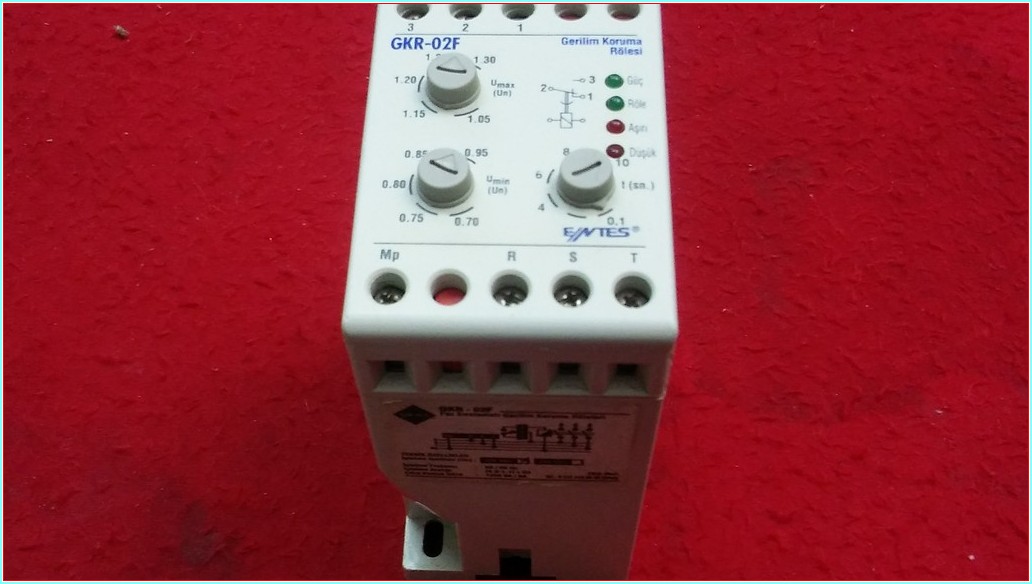 ENTES GKR-02F GERİLİM KORUMA RÖLESİ