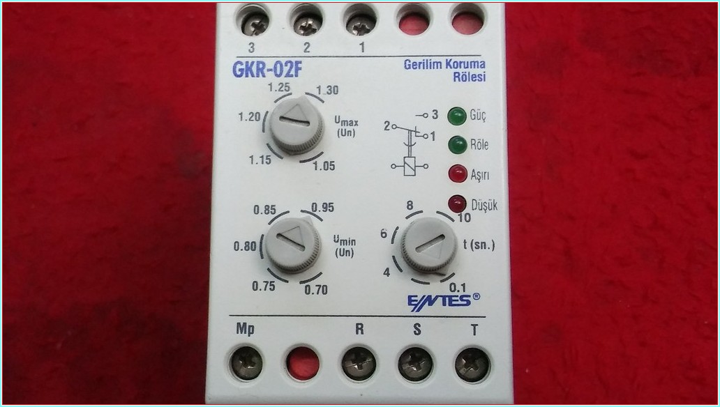 ENTES GKR-02F GERİLİM KORUMA RÖLESİ