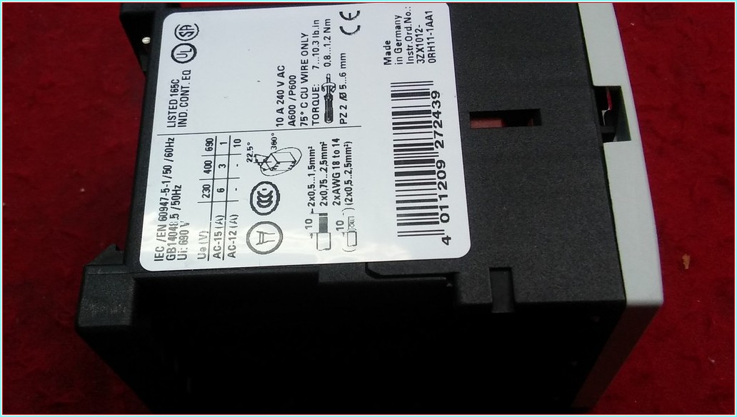 SIEMENS 3RH1122-1AF00 SIFIR KUTULU YARDIMCI KONTAK