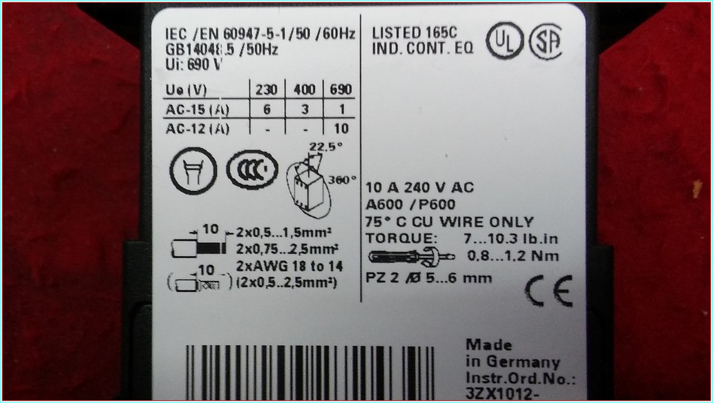 SIEMENS 3RH1122-1AF00 SIFIR KUTULU YARDIMCI KONTAK