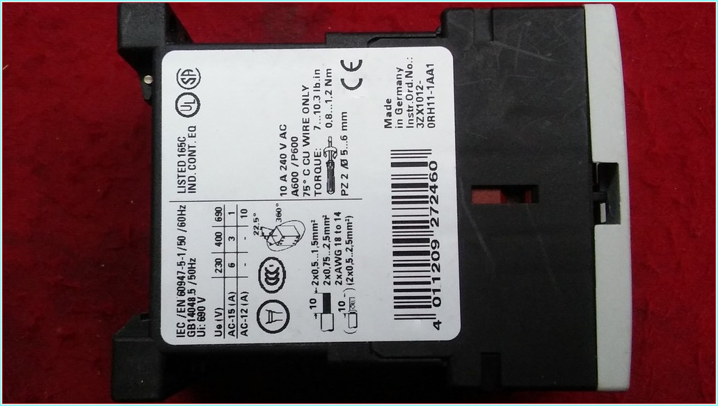 SIEMENS 3RH1131-1AF00 110V YARDIMCI KONTAK (RÖLE KONTAKTÖR)