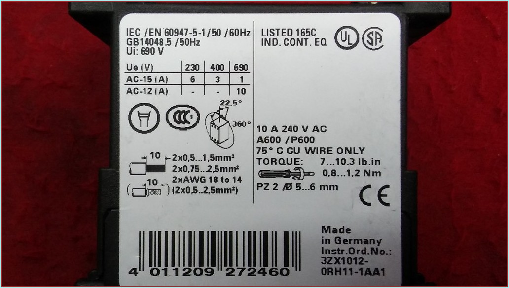 SIEMENS 3RH1131-1AF00 110V YARDIMCI KONTAK (RÖLE KONTAKTÖR)