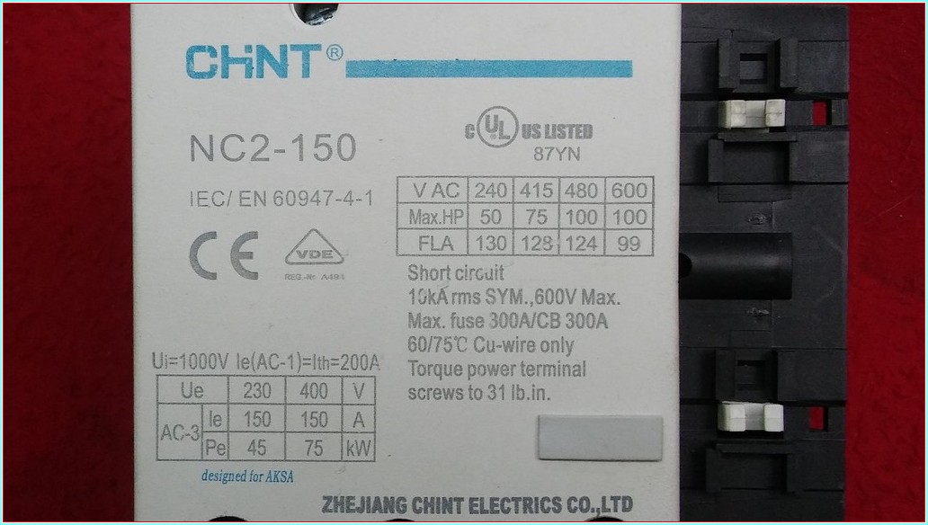 CHNT NC2-150 75KW 150A KONTAKTÖR