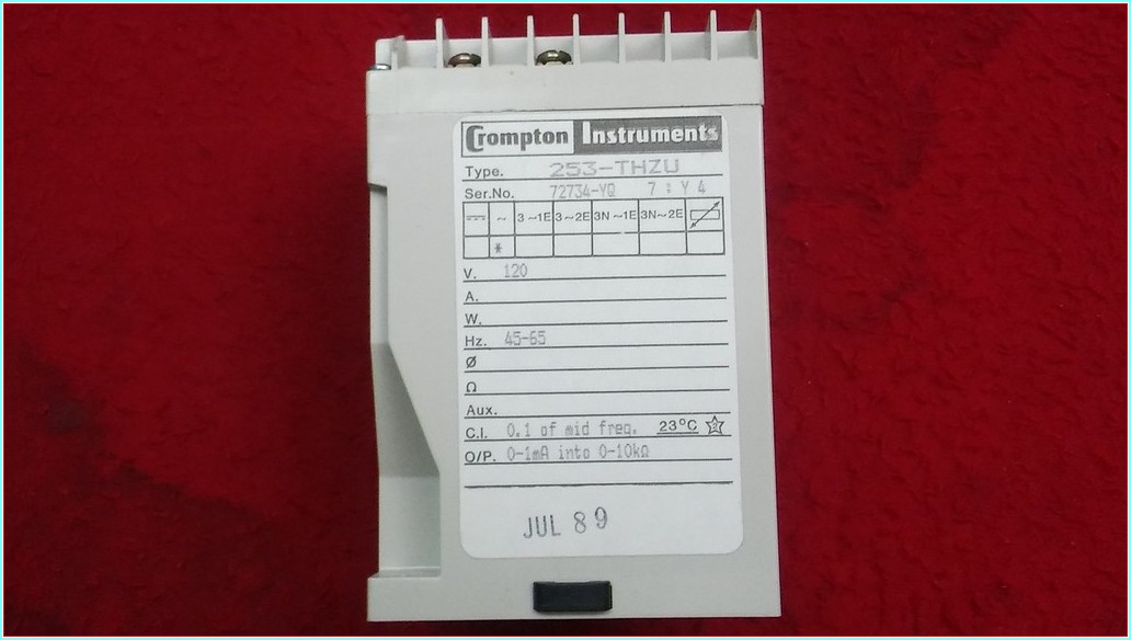 PALADIN CROMPTON INSTRUMENTS 253-THZU SIFIR KUTULU FREKANS DÖNÜŞTÜRÜCÜ