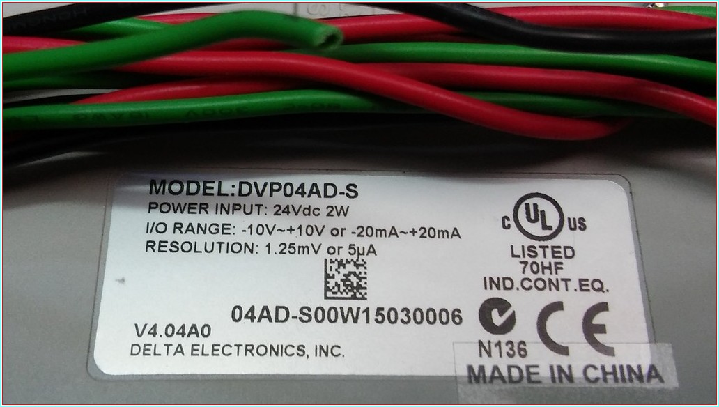 DELTA DVP-04AD DVP04AD-S PLC