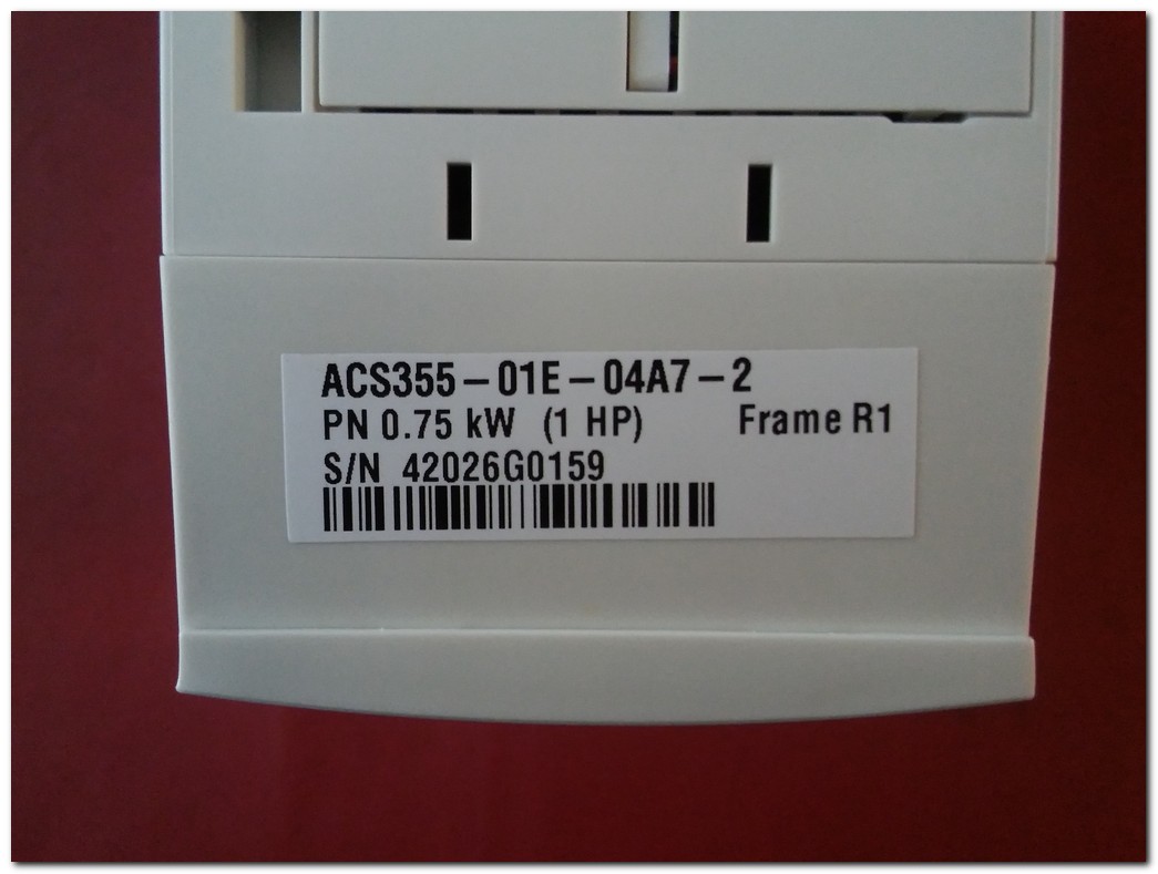 ABB ACS355-01E-04A7-2 0,75KW SÜRÜCÜ ACS355 0,75 KW INVERTER DRIVER