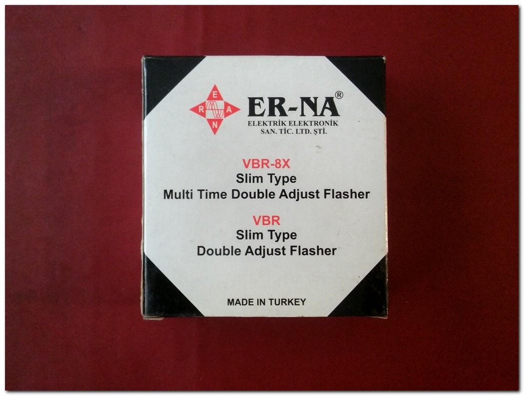 ER-NA VBR-8X SIFIR KUTULU MULTİ ZAMANLI FLAŞÖR RÖLE ÇOK FONKSİYONLU ZAMAN RÖLESİ