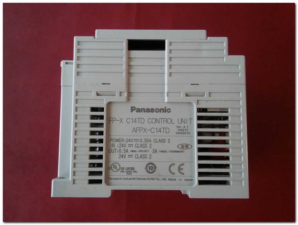 PANASONİC FP-X C14TD AFPX-C14TD FP-XC14TD PLC CONTROL UNIT