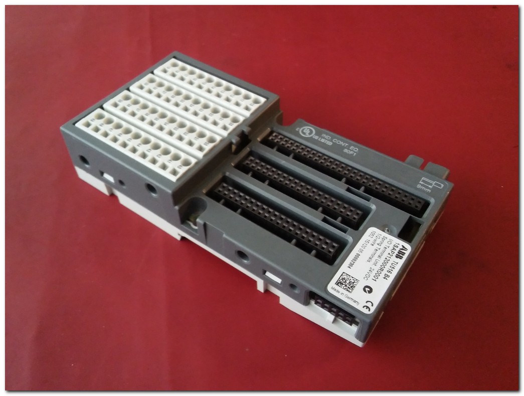 ABB TU516 B4 1SAP212000R0001 I-O SIFIR KUTULU TERMINAL UNIT 24VDC PLC