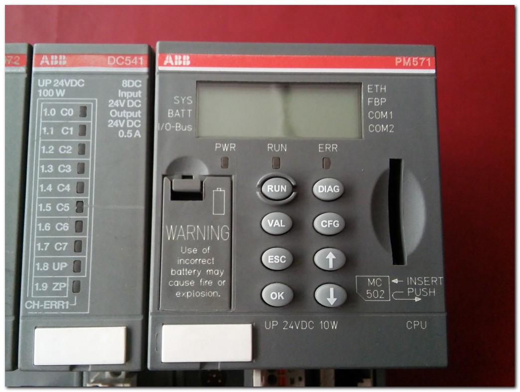 ABB CM572 DC541 PM571 TB521 PLC TAKIM 