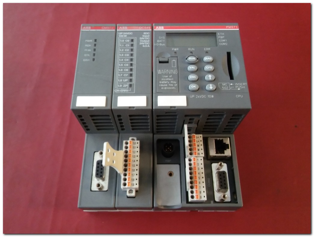 ABB PM571-ETH 1SAP130100R0170 PROGRAMMABLE LOGİC CONTROLLLER PLC