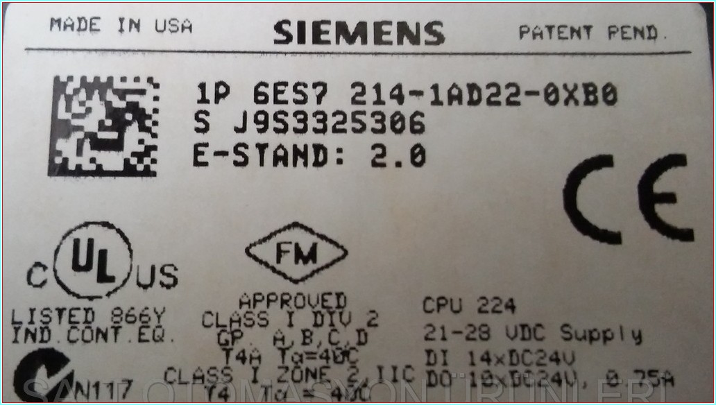 SIEMENS 6ES7 222-1BF22-0XA0 6ES7222-1BF22-0XA0