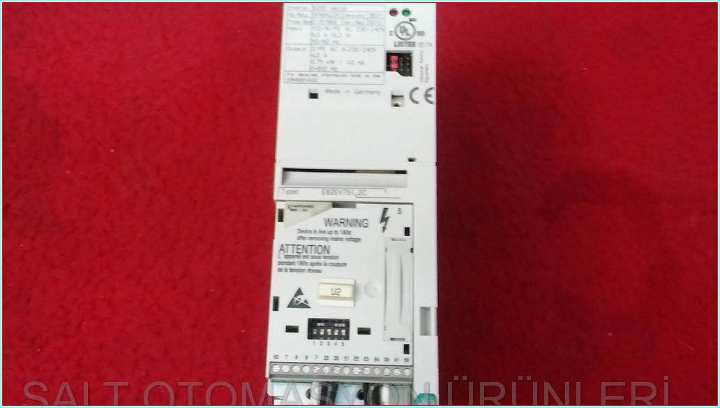 LENZE E82EV751_2C E82EV751-2C E82EV751K2C 13127093 VECTOR 8200 0,75 KW 240V SÜRÜCÜ
