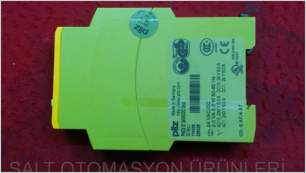 PİLZ PNOZ X7 774059 24 VAC/DC 2n/o EMNİYET RÖLESİ