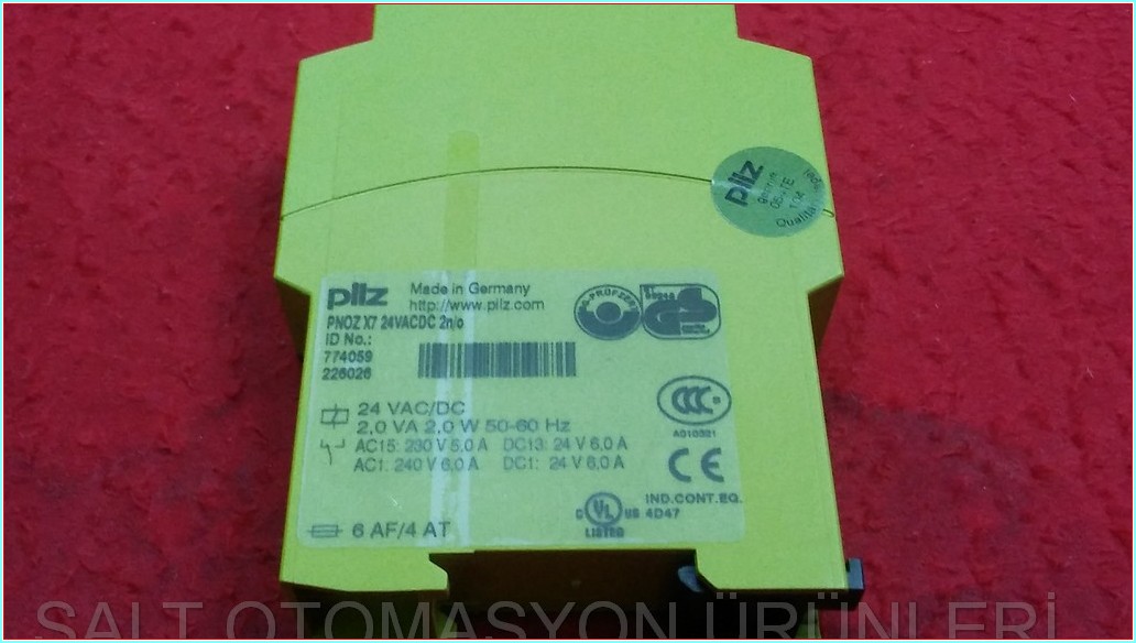 PİLZ PNOZ X7 774059 24 VAC/DC 2n/o EMNİYET RÖLESİ