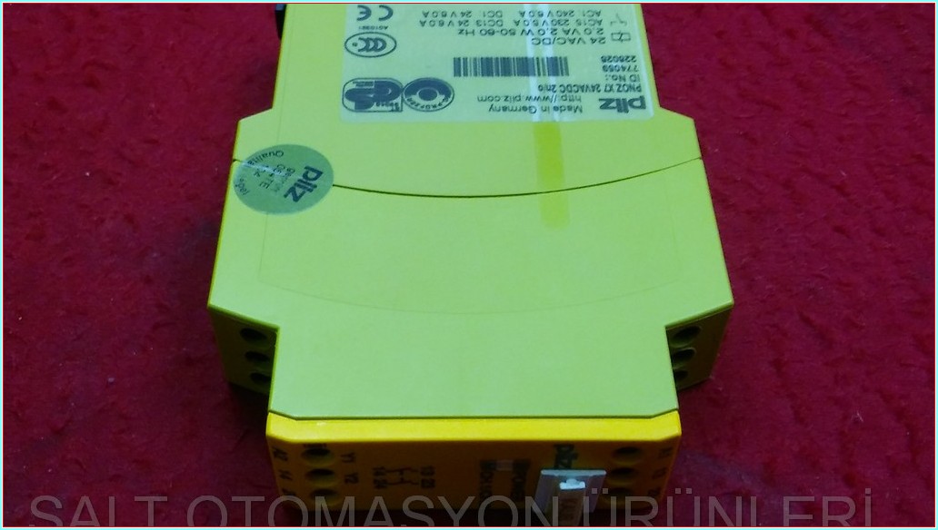 PİLZ PNOZ X7 774059 24 VAC/DC 2n/o EMNİYET RÖLESİ