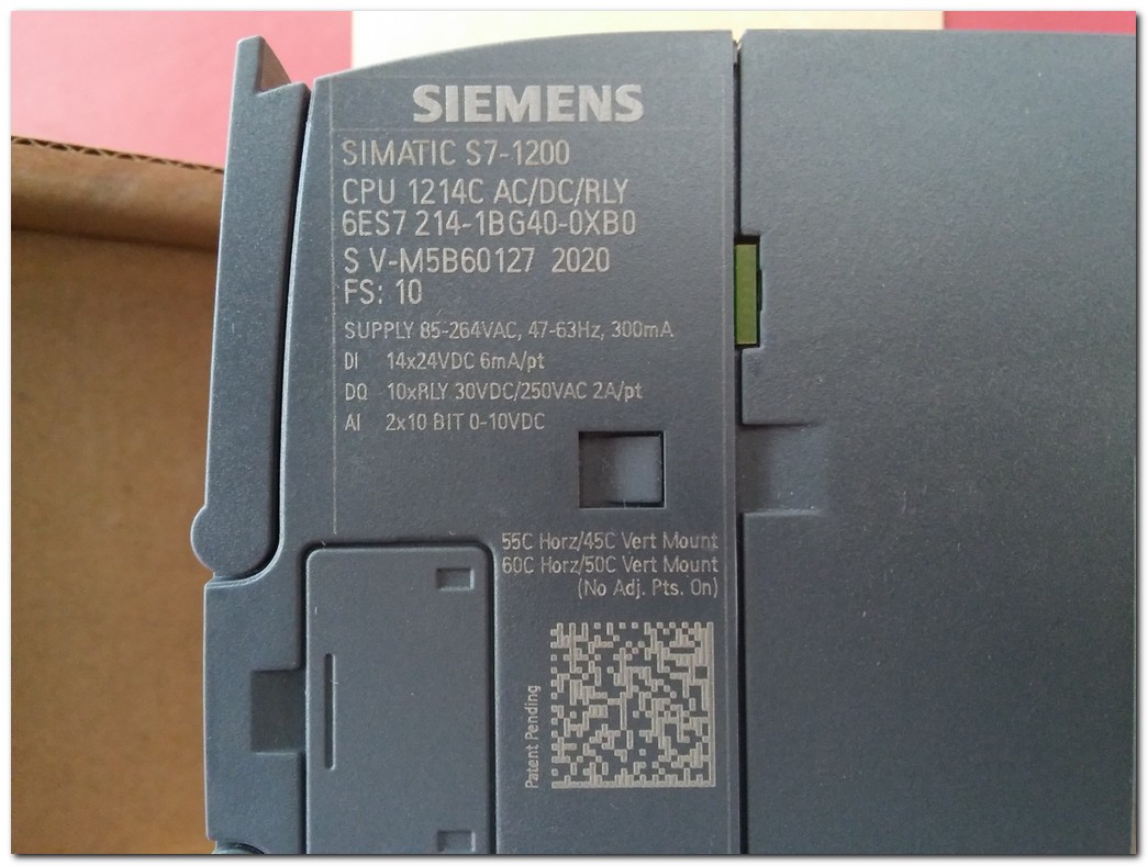 SIEMENS 6ES7214-1BG40-0XB0 6ES7 214-1BG40-0XB0 SIMATIC S7-1200 CPU MODULE SIFIR KUTULU PLC