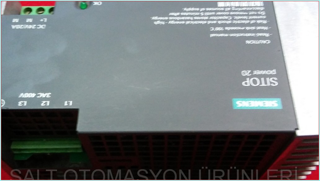 SIEMENS 6EP1436-1SL11 6EP1436 INPUT 380V 20A POWER SUPPLY GÜÇ KAYNAĞI