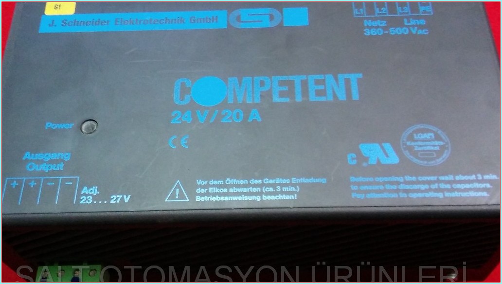 SCHNEİDER 149001-611013 COMPETENT POWER SUPPLY GÜÇ KAYNAĞI