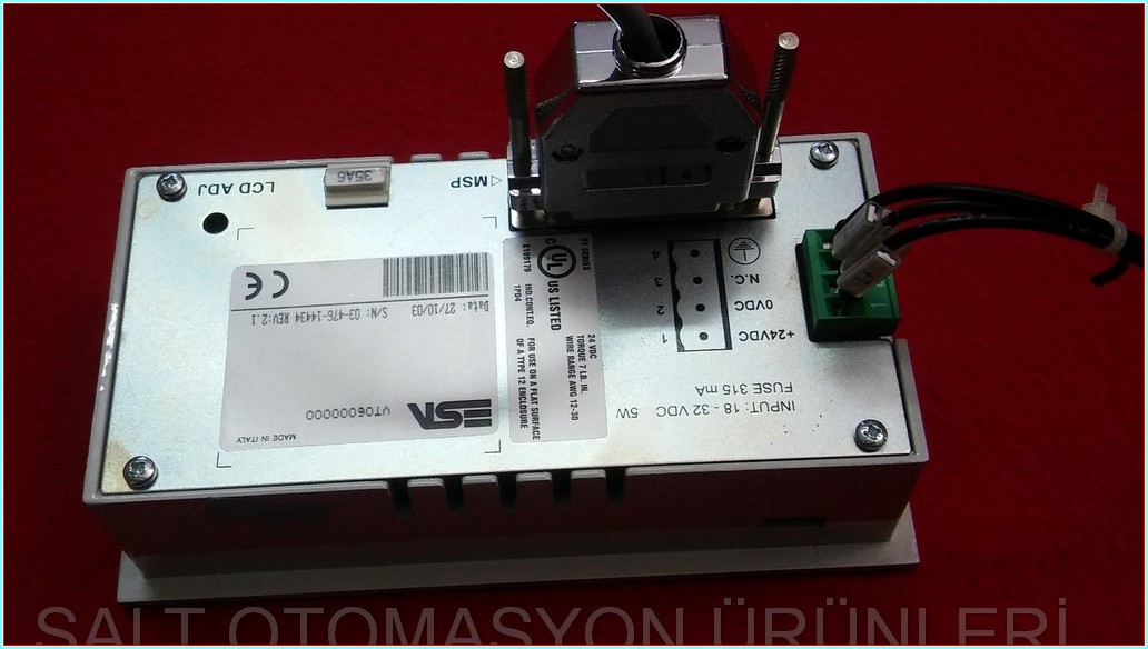ESA VT60 VT06000000 OPERATÖR PANEL HMI