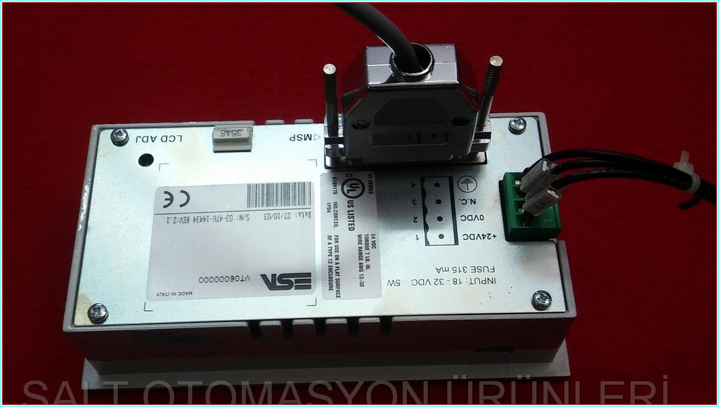 ESA VT60 VT06000000 OPERATÖR PANEL HMI