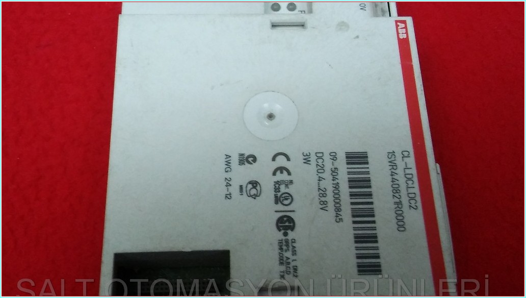 ABB 1SVR440821R0000 CL-LDC.DC2 GÜÇ KAYNAĞI MODÜLÜ