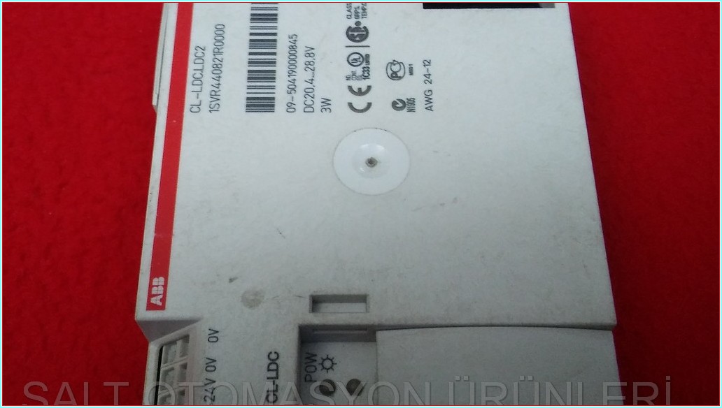 ABB 1SVR440821R0000 CL-LDC.DC2 GÜÇ KAYNAĞI MODÜLÜ