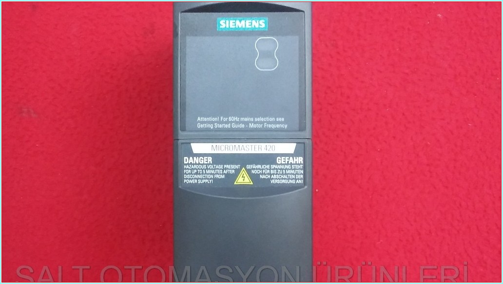 SIEMENS 6SE6420-2UD21-1AA1 MICROMASTER 420 1,1KW INPUT 380V SÜRÜCÜ