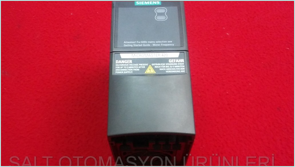 SIEMENS 6SE6420-2UD21-1AA1 MICROMASTER 420 1,1KW INPUT 380V SÜRÜCÜ