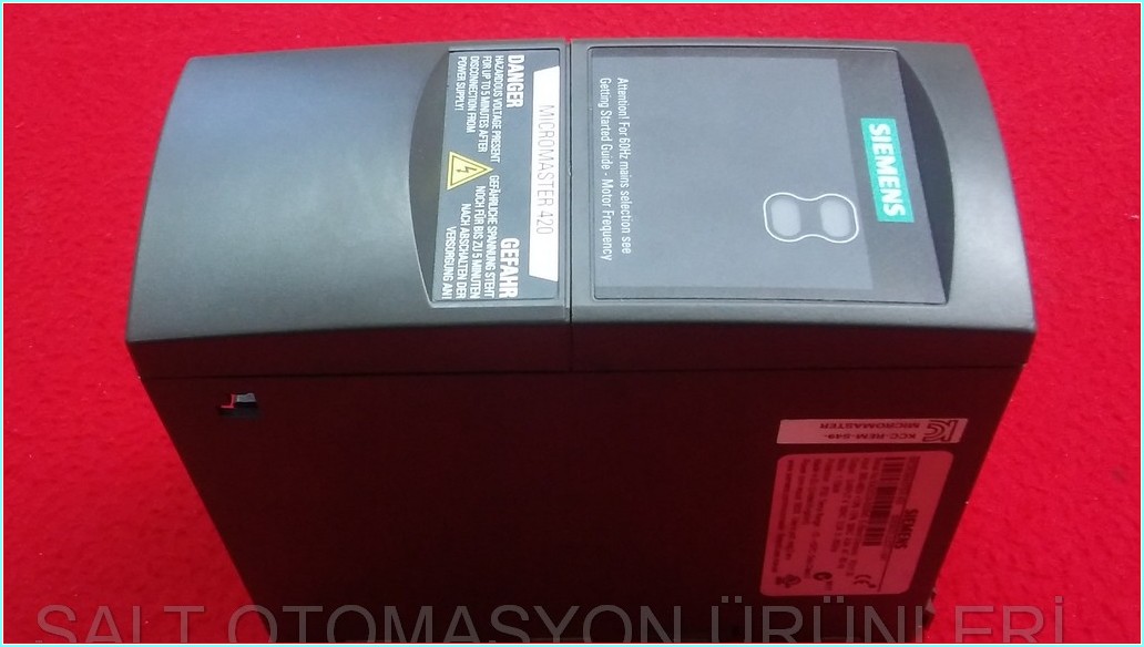 SIEMENS 6SE6420-2UD21-1AA1 MICROMASTER 420 1,1KW INPUT 380V SÜRÜCÜ