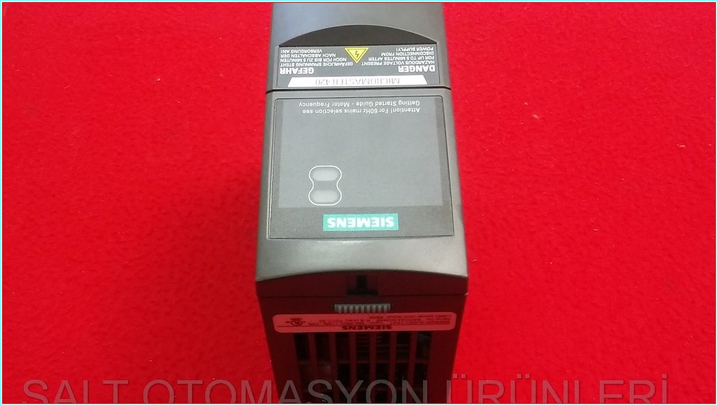 SIEMENS 6SE6420-2UD21-1AA1 MICROMASTER 420 1,1KW INPUT 380V SÜRÜCÜ