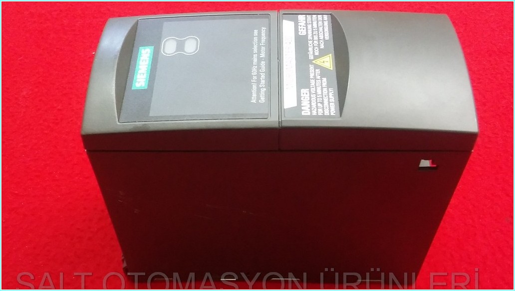SIEMENS 6SE6420-2UD21-1AA1 MICROMASTER 420 1,1KW INPUT 380V SÜRÜCÜ