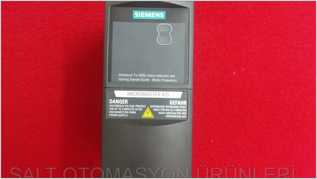 SIEMENS 6SE6420-2UD21-1AA1 MICROMASTER 420 1,1KW INPUT 380V SÜRÜCÜ