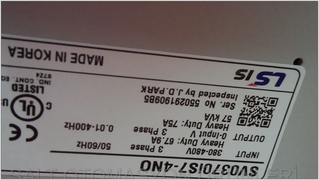 LS SV0370İS7-4N0 SV0370İS7-4NO 57KVA 75A SÜRÜCÜ 37KW INVERTER DRIVER
