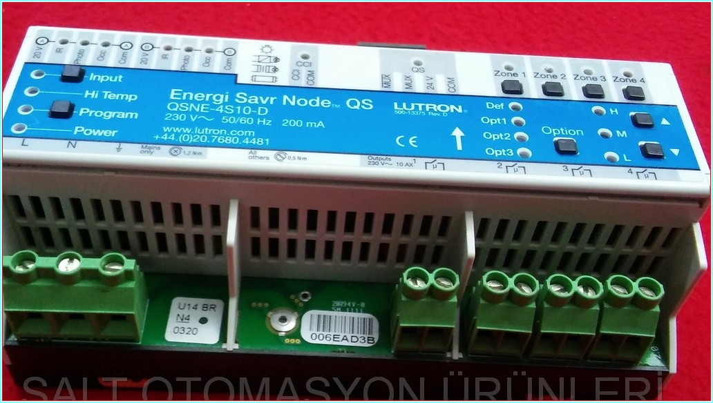 LUTRON QSNE-4S10-D RÖLE ANAHTARI MODÜLÜ