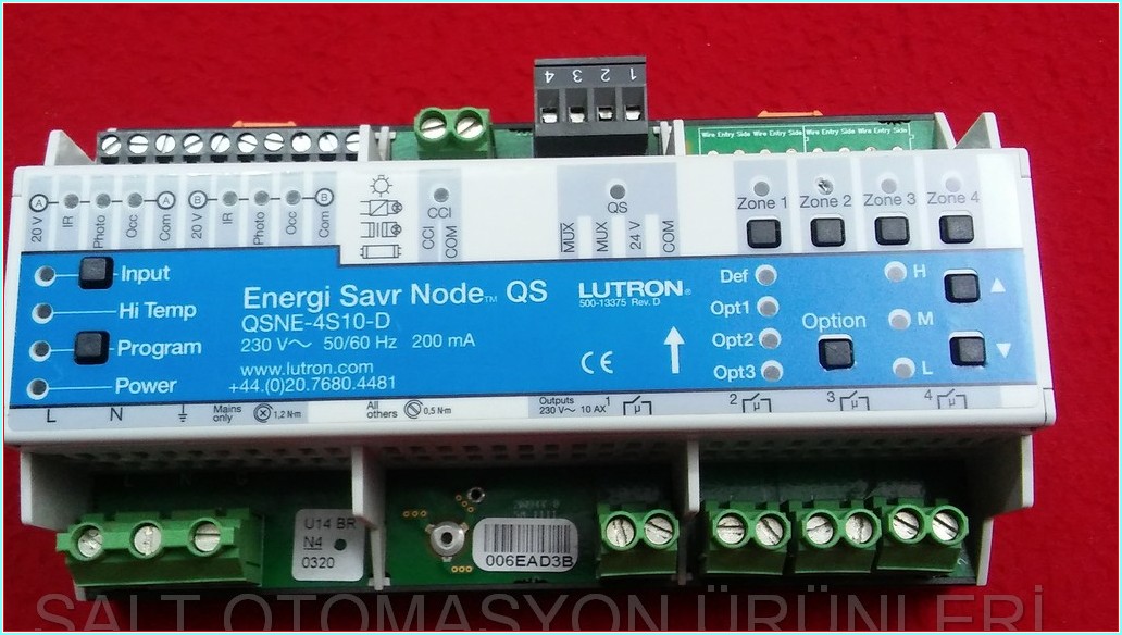 LUTRON QSNE-4S10-D RÖLE ANAHTARI MODÜLÜ